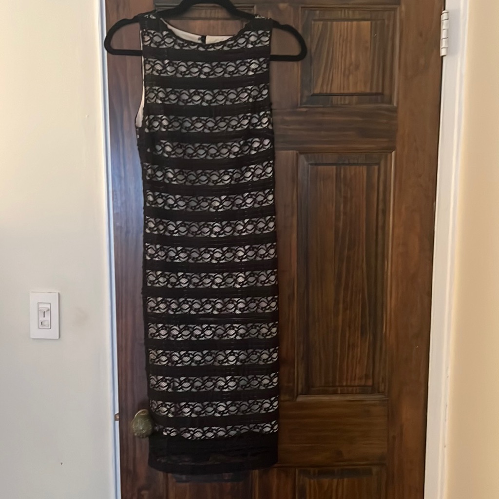 Alice & Olivia Lace Black Dress